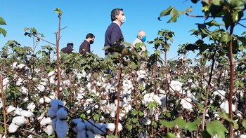 Capitanich, de visita en una