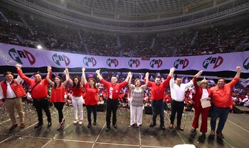 La precandidata es la segunda