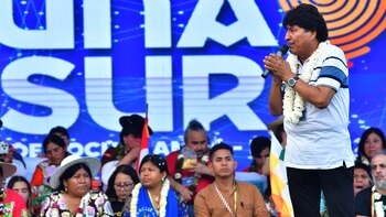 Evo Morales dice que "crece