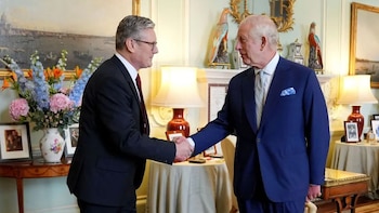 Keir Starmer fue recibido por