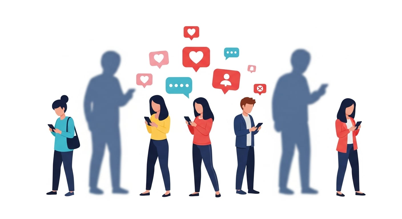 El riesgo de depresión y ansiedad aumenta con la frecuencia en redes sociales (Imagen Ilustrativa Infobae)