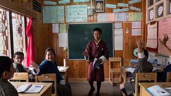 Educación en Bután. (Photo by