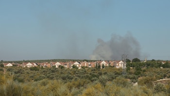 Baja a nivel operativo 1 el incendio originado en la Academia de Infantería Toledo