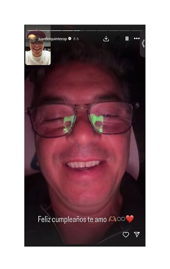 La videollamada entre Gallardo y