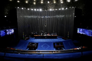 Vista general del Senado Federal