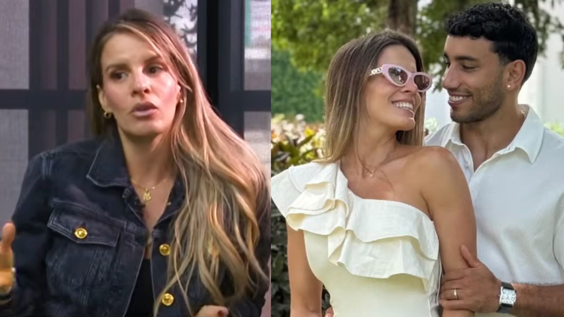 Alejandra Baigorria aparece en una entrevista de televisión y en una imagen al aire libre junto a Said Palao, tras defender públicamente su decisión sobre su relación.