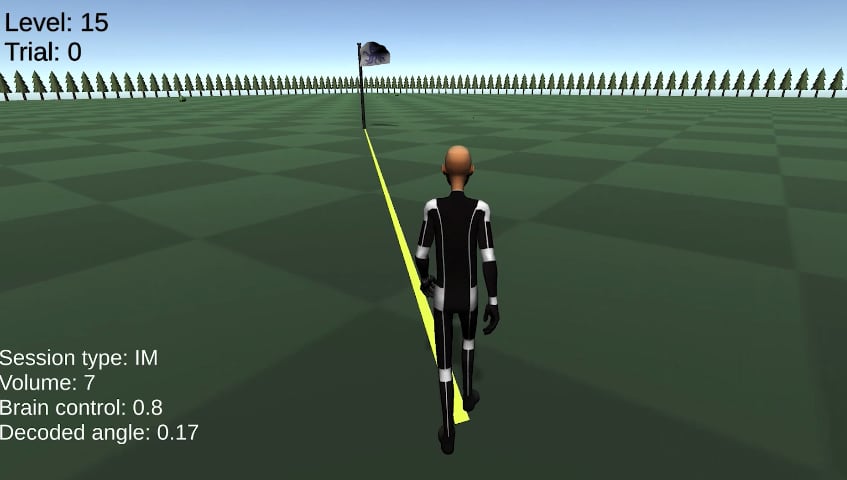 Así luce le avatar controlado por el paciente.
(Yale)