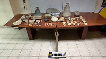 Detenido en Chile un coleccionista que vendía por internet una campana peruana de la época del Virreinato