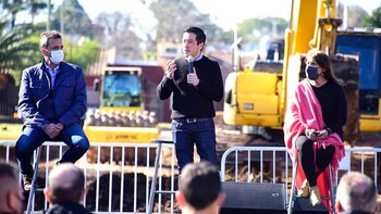 Nardini junto a Sergio Massa