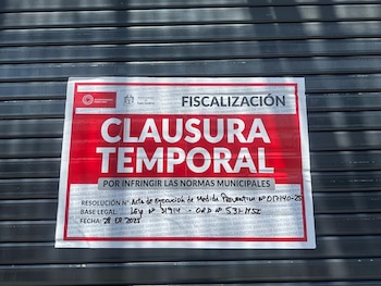 Clausura del Plaza Vea de