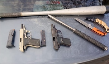 Detuvieron al secretario general de la UOM de Quilmes con dos armas de fuego y cuchillos