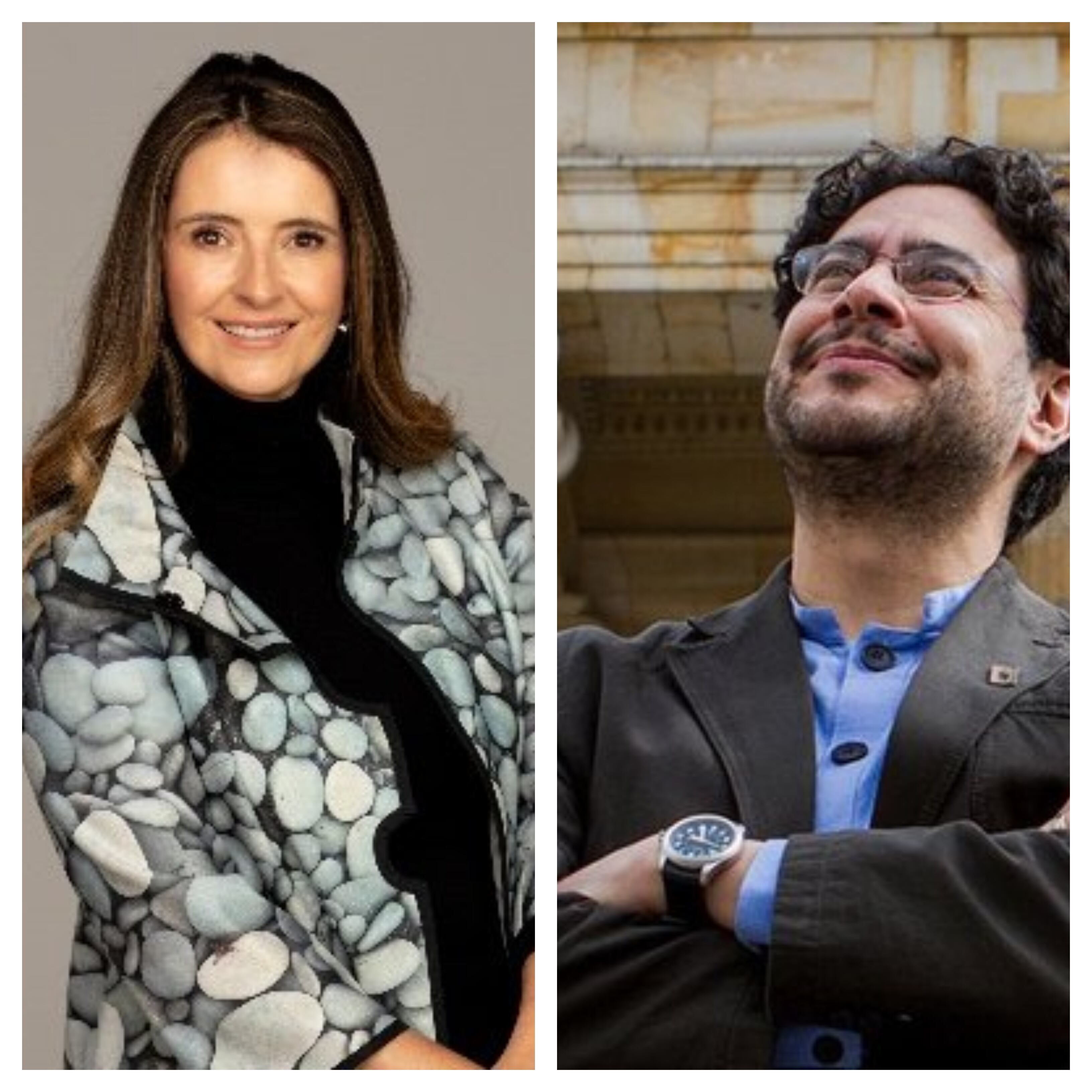 Paloma Valencia y Iván Cepeda figuran en los escenarios de segunda vuelta medidos por la encuesta, con una amplia ventaja de Cepeda en el cara a cara simulado - crédito @Iváncepedacast/X PalomaValenciaL/X