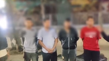 Los hoy detenidos tendrán que responder por el delito de extorsión - crédito Policía Nacional