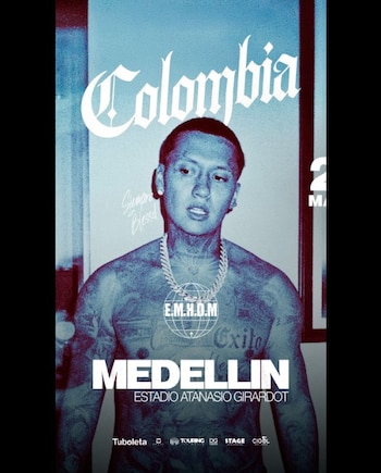 El concierto en Medellín busca