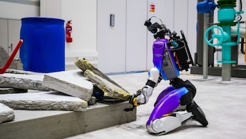 Los robot humanoiden podrían llegar a colaborar con la policía de Singapur en el 2028. (HTX)