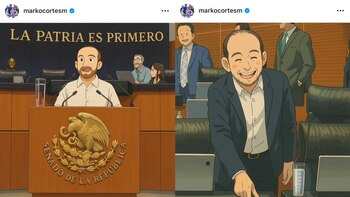 Marko Cortés compartió imágenes de