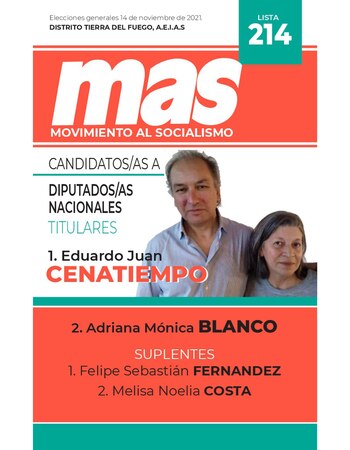 Elecciones 2021 Boleta Tierra del Fuego