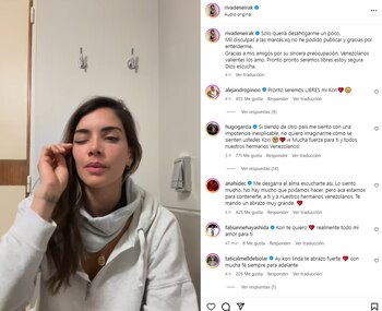 Korina Rivadeneria llora de impotencia