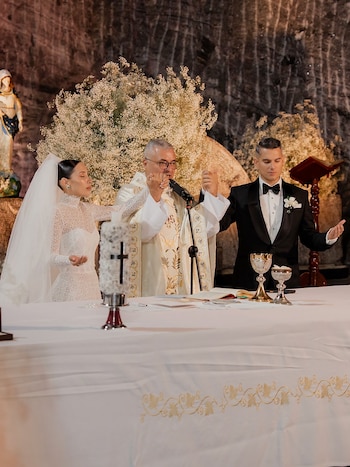 Las imágenes oficiales revelaron detalles de la ceremonia - crédito @luisafernandaw/ Instagram
