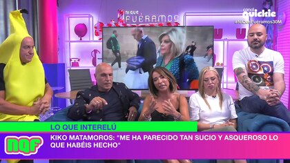 Belén Esteban, María Patiño y Kiko Matamoros sentencian a Terelu Campos en Canal Quickie: “Mentirosa”, “trilera” y “arrastrada”