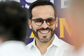 El presidente electo de Colombia, Abelardo de la Espriella, asistió el 8 de julio de 2026 reacciona durante una reunión con integrantes de su gabinete de Gobierno y autoridades locales en Cúcuta (Norte de Santander), en un contexto marcado por fricciones con el Gobierno nacional saliente durante el periodo de transición del poder - crédito EFE/ Mario Caicedo