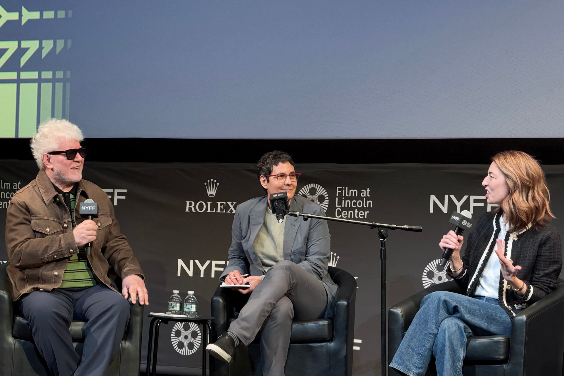 Los cineastas protagonizaron un distendido coloquio en el Festival de Cine de Nueva York (EFE/ Sarah Yáñez-Richards)