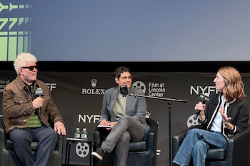 Pedro Almodóvar y Sofia Coppola participan en un coloquio durante el Festival de Cine de Nueva York (NYFF)