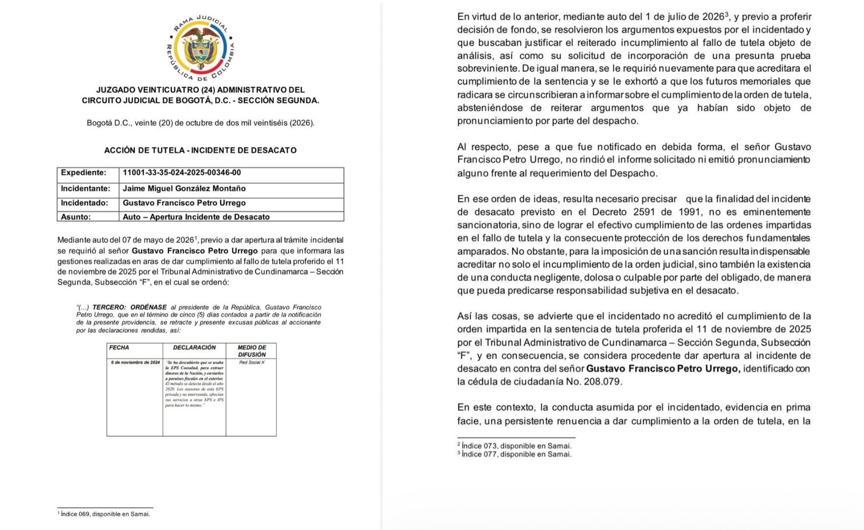 Dapre denunciará presunta instrumentalización de mujeres en Gobierno Petro