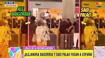 Alejandra Baigorria y Said Palao: imágenes en España desatan dudas sobre su relación. Captura: Willax.