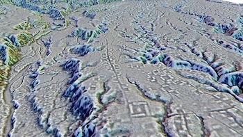 La imagen generada con LIDAR