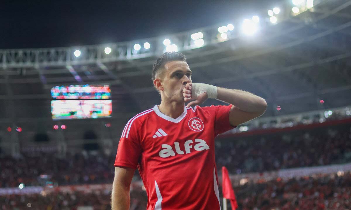Rafael Santos Borré se volvió a lesionar con Internacional de Porto Alegre y es duda para las eliminatorias con Colombia en junio - crédito SC Internacional