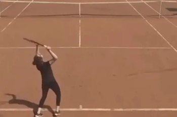 La tenista egipcia Hajar Abdelkader