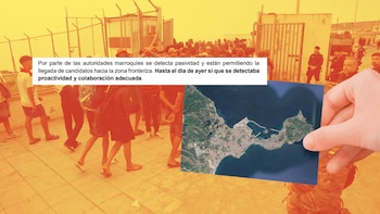 La desclasificación de los informes de Ceuta revela cómo Defensa y distintos órganos de la Guardia Civil valoraron de forma diferente la actuación de Marruecos en apenas 50 minutos