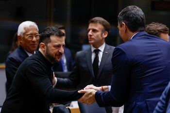 El presidente ucraniano, Volodymyr Zelenskiy,