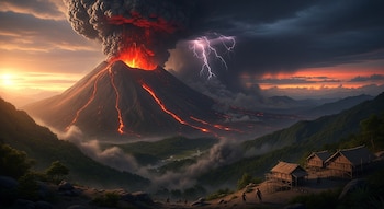 El colosal volumen de cenizas