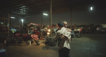 La preparación de Osvaldo Sánchez y Víctor Prieto durante la filmación requirió conectar con el cuerpo, la mente y el espíritu para habitar el universo sensorial, psicológico y dramático de sus personajes. (Foto cortesía: Animal de Luz Films)