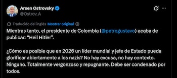 Arsen Ostrovsky - crédito @Ostrov_A/X