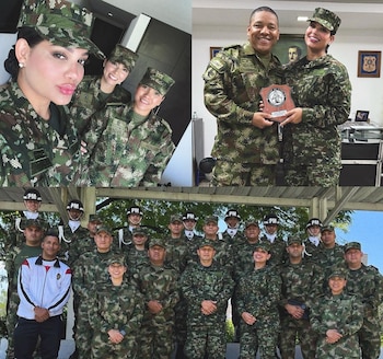 Andrea Valdiri está cumpliendo a