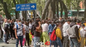 La protesta en Reforma e
