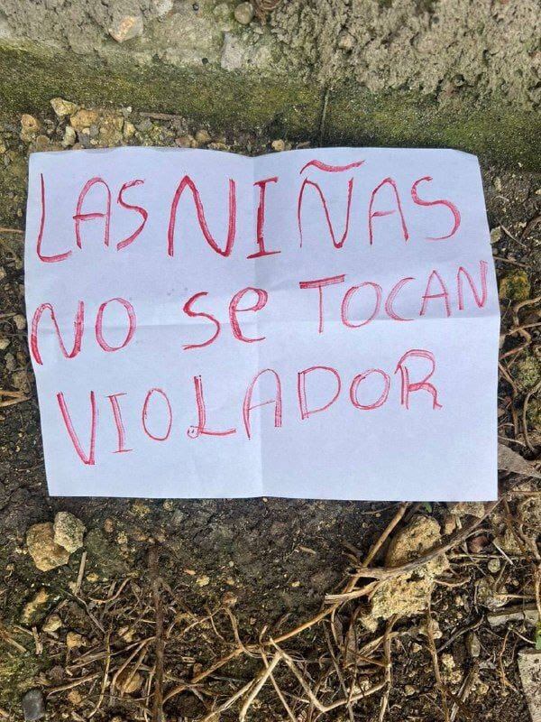 Este fue el panfleto hallado junto a la víctima - crédito Colombia Oscura