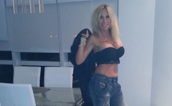 Gabriela Trenchi antes de la cirugía