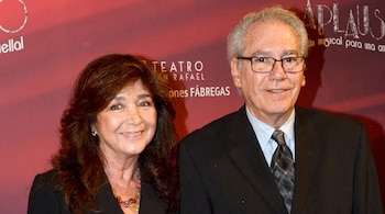 Maleni Morales y Otto Sirgo compartieron 45 años de matrimonio y asistencia constante a eventos del gremio artístico.