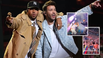 Romeo Santos y Prince Royce causan furor en España con sus éxitos bachateros y buscan repetirlo en Perú