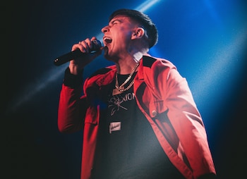 YSY A en concierto (Fotografía