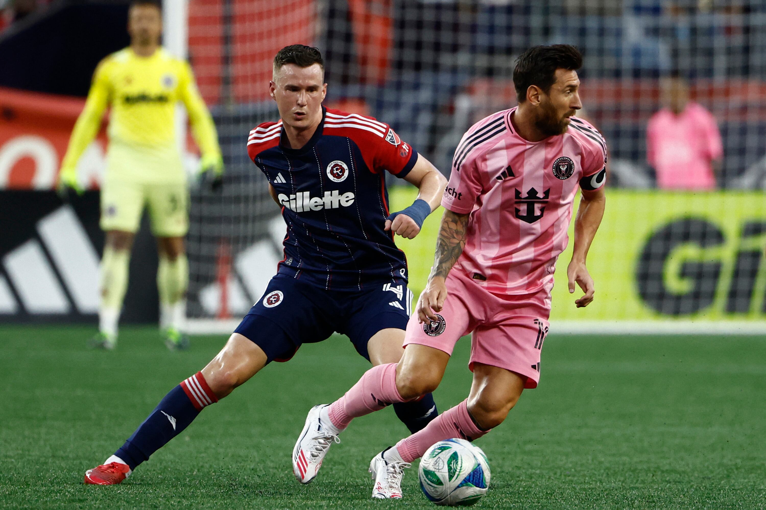 Lionel Messi en acción en el duelo frente a New England Revolution del pasado 9 de julio(Winslow Townson / GETTY IMAGES NORTH AMERICA / Getty Images via AFP)