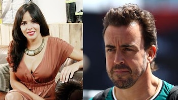 Fernando Alonso y Raquel Rosario