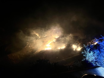 Un incendio se extiende en