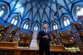 El primer ministro destacó el orgullo de haber crecido en Alberta y su compromiso con la unidad nacional (AP)