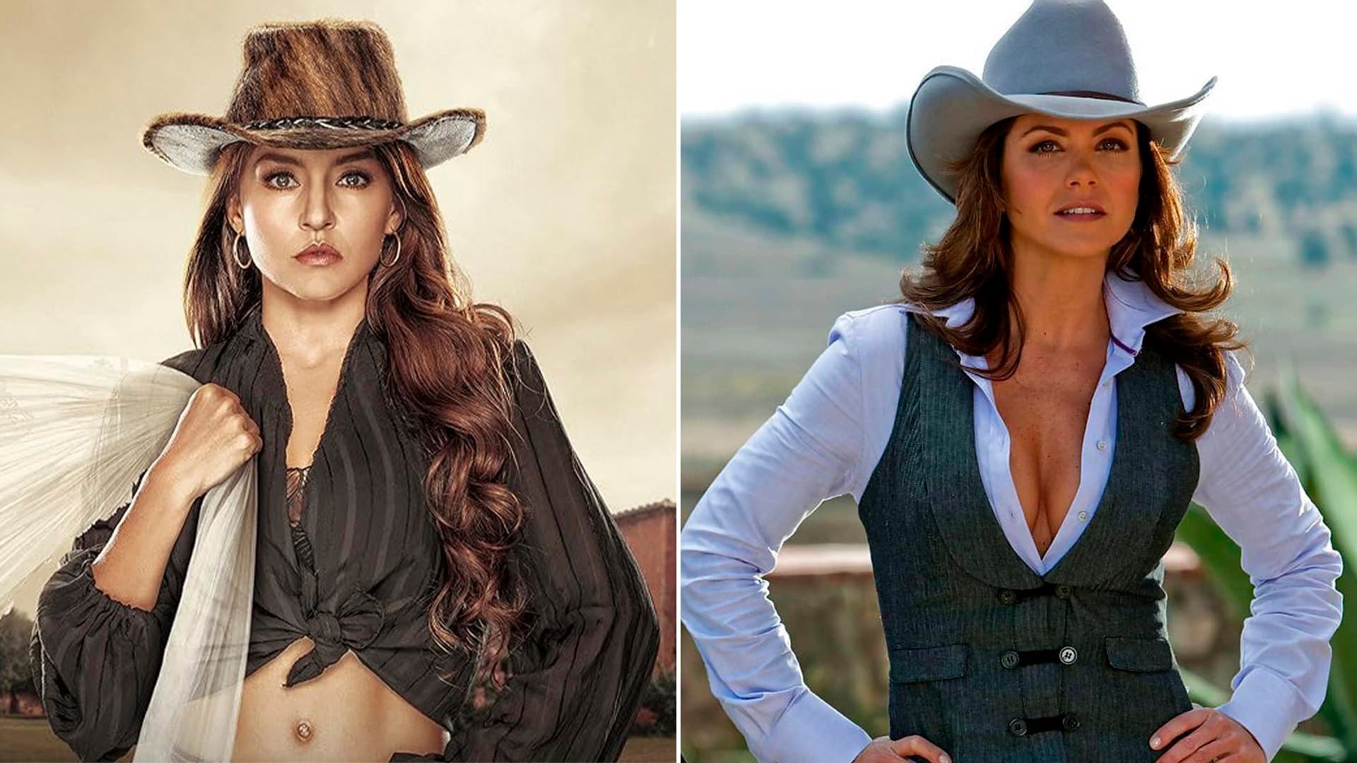 Angelique Boyer destaca en la telenovela Doménica Montero como protagonista de una historia cargada de intensidad y drama en TelevisaUnivisión. - (Instagram/@luceromexico)