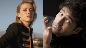 Valentino Lanús et Amber Heard,